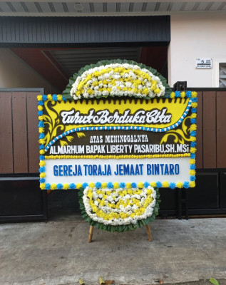 Papan Bunga Duka di Hargosari